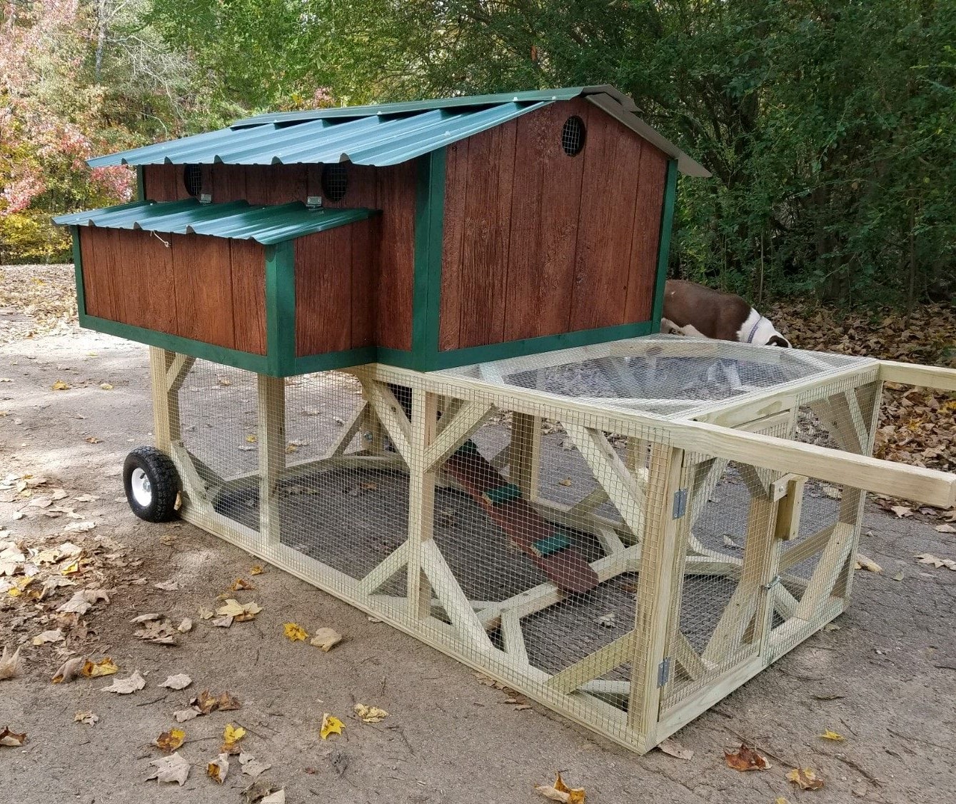 image of Holiday Hen chicken tractor by Smoky Mountain Chicken Tractors